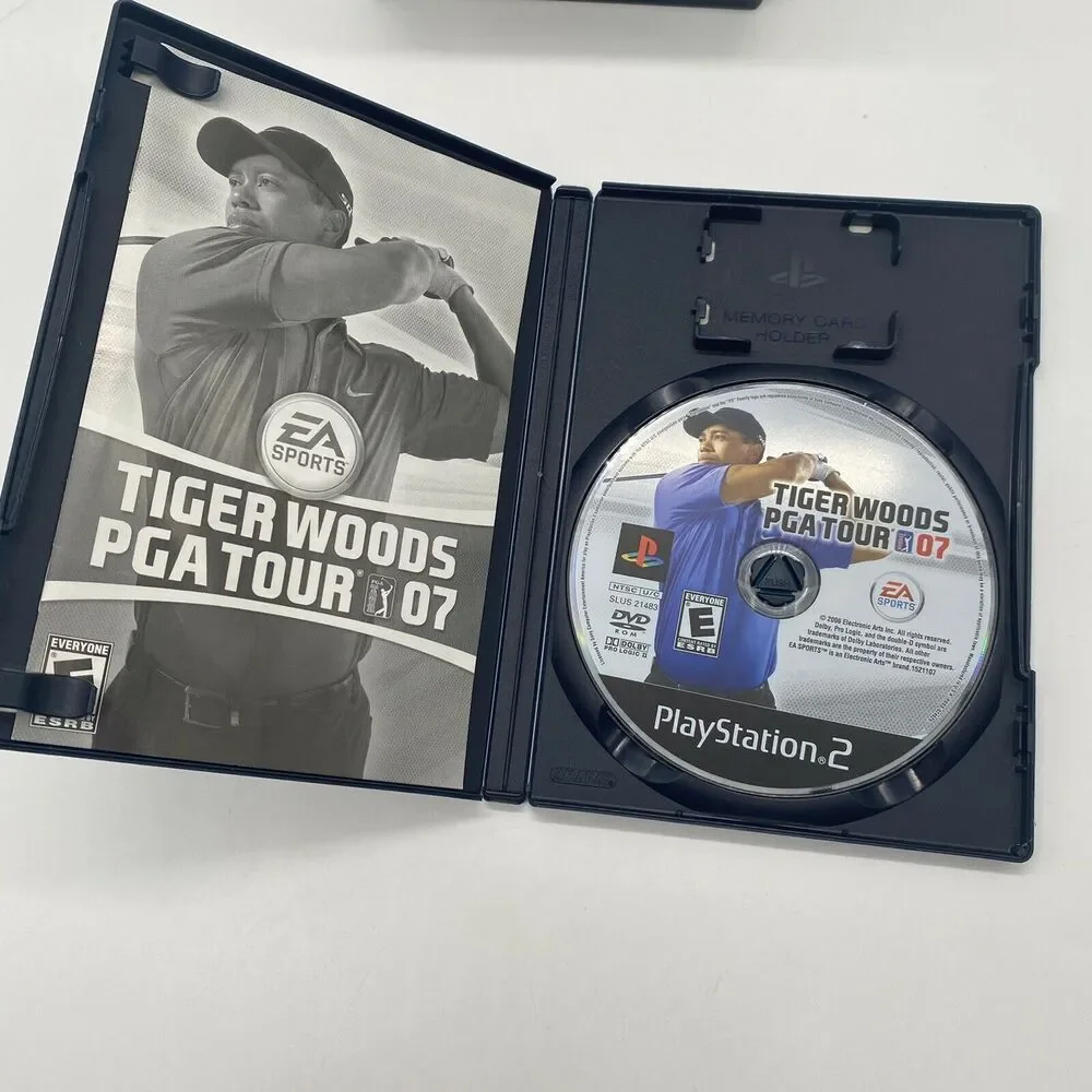 Tiger Woods PGA Tour 07 (Sony PlayStation 2, 2006)manual Tested